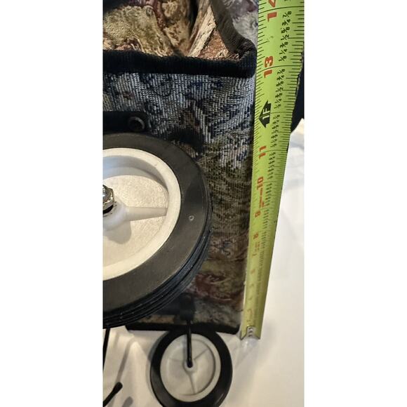 Vintage Cat Lovers Tapestry Shopping Travel Fold Up Rolling Tote Collapsible Bag - Picture 7 of 14